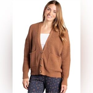 Toad&Co Bianca Cardigan Adobe L Organic Cotton